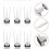 6 Stuks Vullbare Kunststof Lipglossbuizen 4 Ml 5