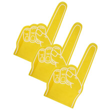 3Stk Foams Finger Cheerleading Hands Fangeschirr Sportzubehör
