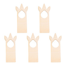 5 Teile Türknopf Anhänger Holz Türgriff Aufhängedeoration DIY