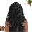 1St Mittellange Bouffant-Perücke Afro Lockig 7