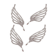 4Stk Flügel Haarspangen Spange Braut Haarschmuck