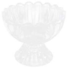 6Pcs Footed Clear Glass Pudding Cups Dessert Bowls for Home and Events