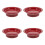 4Stk. Rotes Obstkörbchen Für , Party, Snacks 9