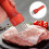 1St Haushalts-Fleischklopfer Steak-Nadel Rot 6
