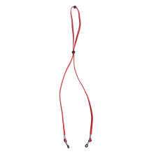 Lederne Brillenkette Rutschfeste Halterung Für Mann (Rot)