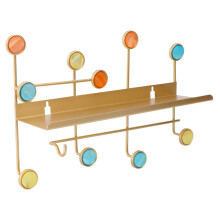 1St Schmiedeeisernes Schindel-Regal Wandhaken Für Wohnheim Schlafzimmer