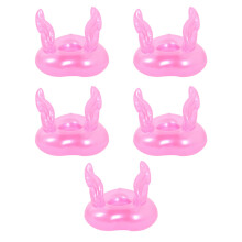 5St Inflatable Engel Form Getränk Cup Halter Sommer Pool
