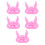 5St Inflatable Engel Form Getränk Cup Halter Sommer Pool 1