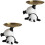 2Stk Eingangsschlüssel Aufbewahrungstablett Mit Panda Figur 5