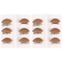 6 Paar Mannequin Kopf Mit Abnehmbaren Augenlidern Und Wimpern