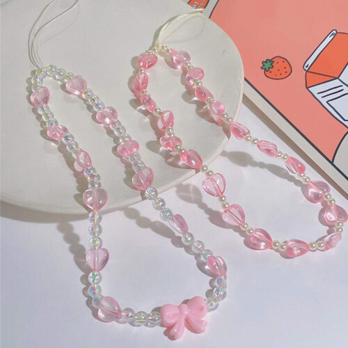 Lovely Gehäkelte Mit Perlen Für Handyaccessoires 2