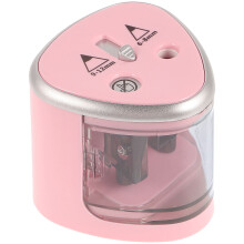 Elektrische Potloodslijper Op Batterijen Voor 6-12 Mm Potloden (Roze)