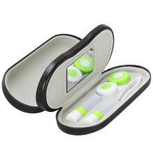 2 In 1 Brillen Und Linsen Etui Tragbar Für Zu Hause Set