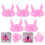 5St Inflatable Engel Form Getränk Cup Halter Sommer Pool 3