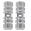 1 Paar Aluminium Fietspedaal As Cilinder Stuntpeg Accessoire 1