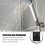 2 Pcs Abs Bathroom Shower Hanger Nozzle Wall Holder Hose Replacement 11