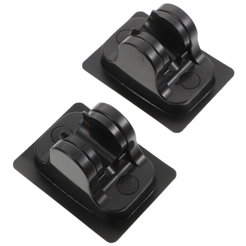 2 Pcs Abs Bathroom Shower Hanger Nozzle Wall Holder Hose Replacement 2