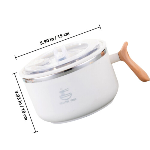 Geliddeerde Noodle Bowl Geïsoleerde Voedselbeker 1
