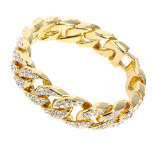 Chic Armband Hip Hop Goudkleur 20 Cm