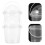 5Stk Kleiner Transparenter Eimer Mit Deckel 750Ml Lebensmittelecht 3