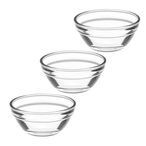 3Stk Pudding Schale Kleine Glasschalen Dekorative Eisschale