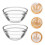 3Stk Pudding Schale Kleine Glasschalen Dekorative Eisschale 7