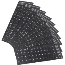 10 Blatt Tastatur Aufkleber Spanisch Sprachaufkleber