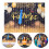 Multi-Color Fabric Father's Day Celebration Party Backdrop Prop 4