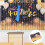 Multi-Color Fabric Father's Day Celebration Party Backdrop Prop 5