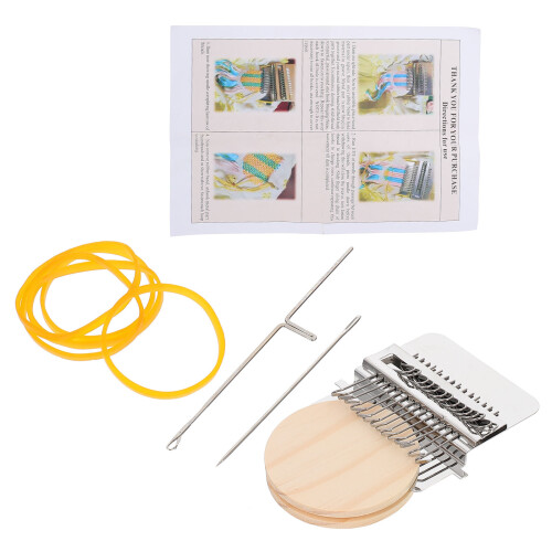 1 Set Selbstgemachte Webstühle Mini Strickgarne Holz 2