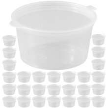 100Stk Sauce To Go Becher Kunststoff Wiederverwendbar Für Salat Gewürze