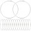 30Stk Dreamcatcher Ring Aus Metall Bastelring Gewebter 8