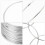 30Stk Dreamcatcher Ring Aus Metall Bastelring Gewebter 10