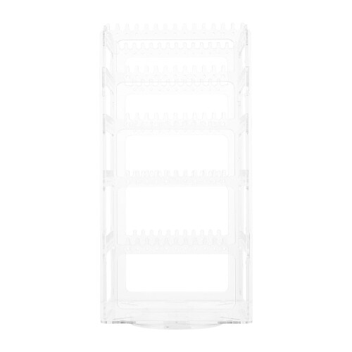1X Draaibare Sieraden Organizer Transparant ABS Oorbel Display Stand