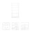 1X Draaibare Sieraden Organizer Transparant ABS Oorbel Display Stand 4