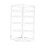 1X Draaibare Sieraden Organizer Transparant ABS Oorbel Display Stand 3