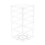 1X Draaibare Sieraden Organizer Transparant ABS Oorbel Display Stand 5