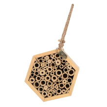 Insektenhotel Außen Holzlebensraum Für Insekten Beige 1 Stück