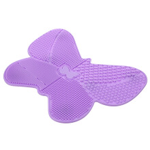 beauty brush cleaning pad makeup tool butterfly shape mat