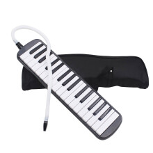 32 Klaviertasten Melodica Mit Koffer Für Anfänger (Schwarz)