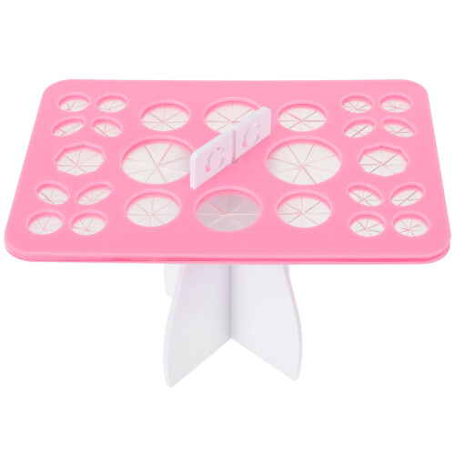1Stk Beauty Brush Drying Rack Makeup Tool Organizer Aus Kunststoff
