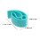 2Pcs Durable Pe Flying Disc Clip Small Portable Disc Carrier Green 3