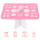 1Stk Beauty Brush Drying Rack Makeup Tool Organizer Aus Kunststoff 11