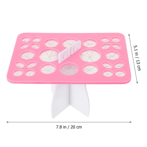 1Stk Beauty Brush Drying Rack Makeup Tool Organizer Aus Kunststoff 1