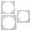 3Stk Layer Cake Form Quadratisch Kuchenteller 9