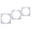 3Stk Layer Cake Form Quadratisch Kuchenteller 10
