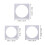 3Stk Layer Cake Form Quadratisch Kuchenteller 3