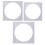 3Stk Layer Cake Form Quadratisch Kuchenteller 8