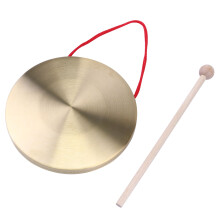 1 Set Kupfer Gong Handgong Oper Schlaginstrument Mit Rundem Hammer