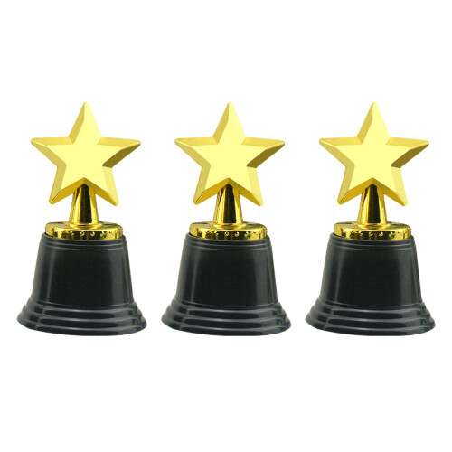 3 Mini Pentagram Grappig Kinder Speelgoed Gouden Beker 1
